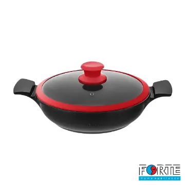 نمایش جزئیات برای تابه گرانیتی فورته مدل اسکار سایز 28 رنگ مشکی تابه گرانیتی فورته مدل اسکار سایز 28 رنگ مشکی