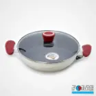 تابه سایز 28 دایکاست روبینا کرم فورته