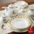 خرید چینی زرین سرویس 12 نفره شهرزاد طرح کلوپاترا