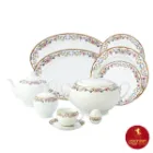 چینی زرین سرویس 12 نفره ایتالیا اف طرح گلستان