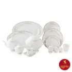 چینی زرین سرویس 12 نفره نئوکلاسیک طرح گلاریس