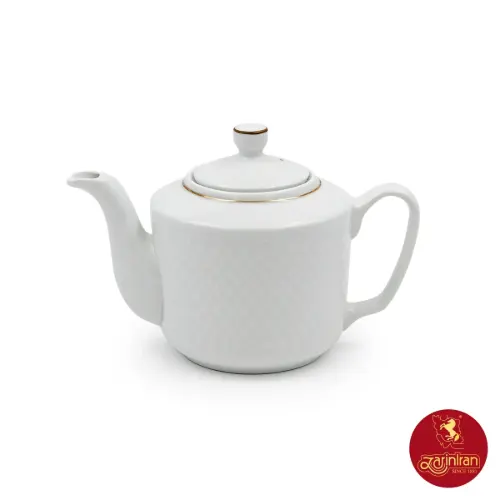 قوری چینی زرین مدل رادیانس سایز 5 طرح زرین