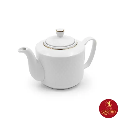 قوری چینی زرین مدل رادیانس سایز 5 طرح زرین