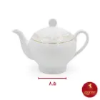 چینی زرین قوری ایتالیا 8 طرح برایدال طلایی