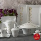 سرویس چینی والندورفر Wallendorfer کواترو طرح پریماورا 12 نفره