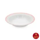سالادخوری چینی زرین ایتالیا اف 25 سانتیمتری طرح ساکورا صورتی