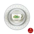 چینی زرین سرویس کودک 5 پارچه طرح پلیکان