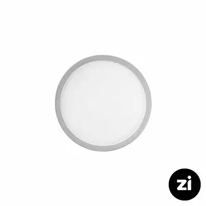 بشقاب تخت چینی زرین فرم اس پاستل طوسی سایز 18