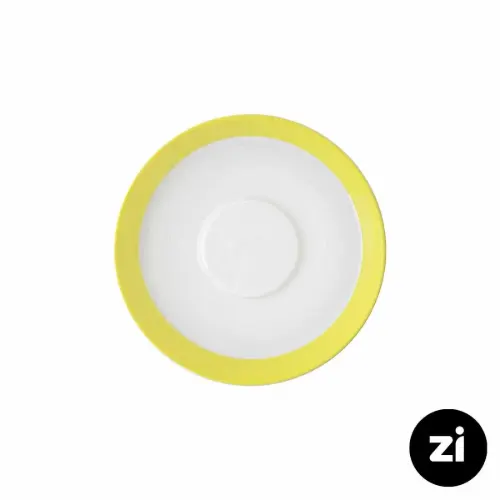 چینی زرین فرم اس نعلبکی زیر استکانی طرح پاستل لیمویی