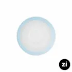 چینی زرین فرم اس نعلبکی زیر استکانی طرح پاستل آبی