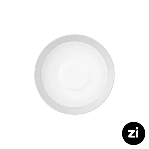 چینی زرین فرم اس نعلبکی زیر استکانی طرح پاستل طوسی