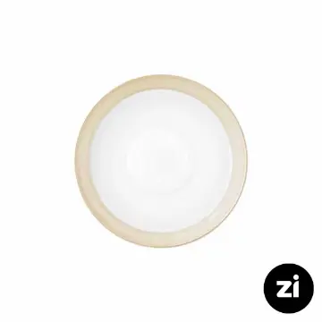 چینی زرین فرم اس نعلبکی زیر استکانی طرح پاستل کرم