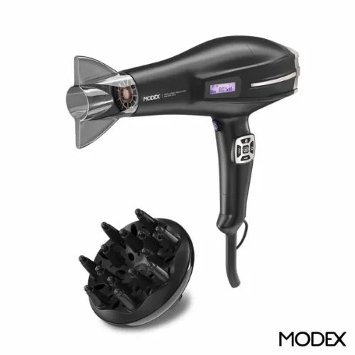 سشوار دیجیتال مودکس HD1290 2200W یون دار با دیفیوزر و سنسور مو