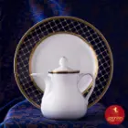سرویس چینی زرین شهرزاد طرح هلیا 12 نفره