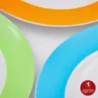 پیش دستی چینی زرین ایتالیا اف طرح پسته 6 عددی