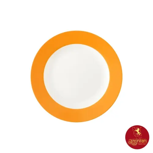 پیش دستی چینی زرین ایتالیا اف طرح نارنج 6 عددی