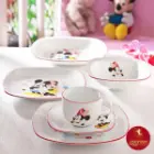 چینی زرین سرویس کودک 5 پارچه میکی موس (مربعی)