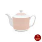 قوری چینی زرین مدل رادیانس طرح ماربل