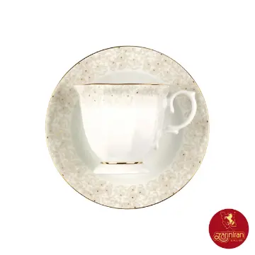 چینی زرین سرویس 12 پارچه چای خوری نئوکلاسیک طرح کاررا گلد