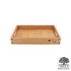 سینی چوبی تیریتی طرح ژاپنی دسته دار سایز کوچک B3620