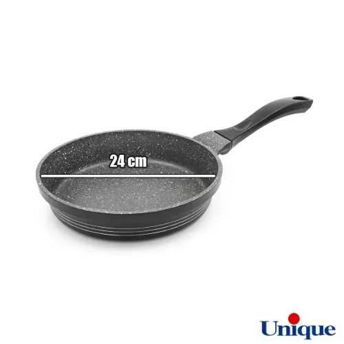 تابه گرانیتی تک دسته یونیک سایز 24 کد UN-7813