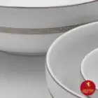 سرویس 13 پارچه پیاله چینی زرین  ایتالیا اف طرح هدیه پلاتینی