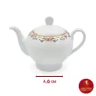 چینی زرین قوری ایتالیا 8 طرح گلستان