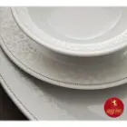 سرویس غذاخوری چینی زرین ایتالیا طرح کلارا 12 نفره