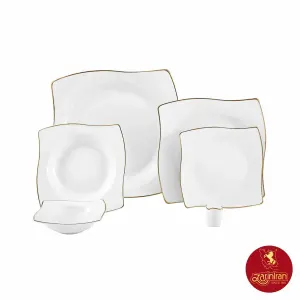 چینی زرین سرویس 6 نفره آسترو طرح زرین