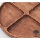 اردورخوری چوبی گرد چهار خانه تیریتی کوچک B2124
