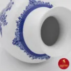 گلدان چینی زرین رعنا طرح فلورانس سایز کوچک