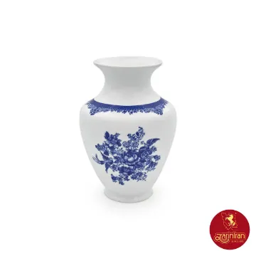 گلدان چینی زرین رعنا طرح فلورانس سایز کوچک