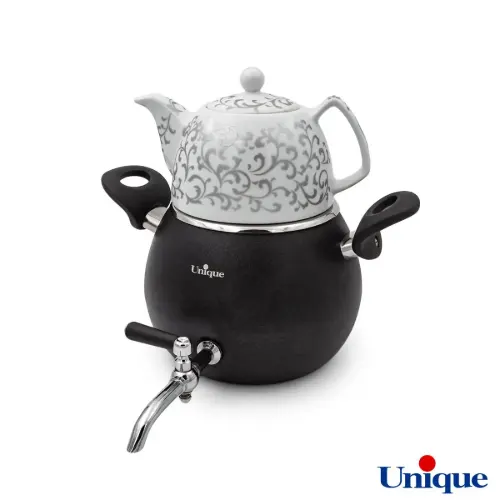 کتری و قوری یونیک UN-7215 رنگی طرح فانتزی 3 لیتری