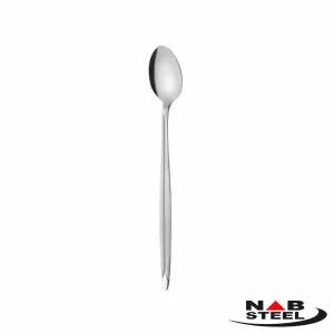 قاشق شربت خوری ناب استیل مدل پالرمو استیل مات