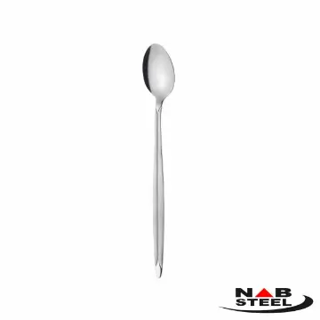 قاشق شربت خوری ناب استیل مدل پالرمو استیل مات