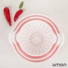 ست کاسه و آبکش گرد لیمون سایز 2