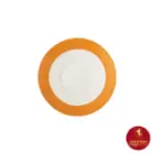 فنجان و نعلبکی کاپوچینو، لاته چینی زرین طرح نارنج