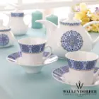 تعداد پارچه های سرویس چینی 12 نفره شهرزاد طرح سلطانیه طلایی والندورفر Wallendorfer
