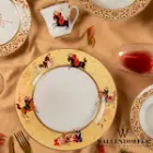 جزییات سرویس چینی والندورفر Wallendorfer شهرزاد طرح چوگان 12 نفره