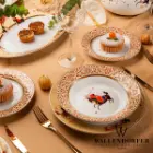 میز پذیرایی سرویس چینی والندورفر Wallendorfer شهرزاد طرح چوگان 12 نفره