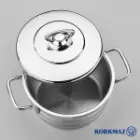 سرویس قابلمه استیل کرکماز 9 پارچه A1900