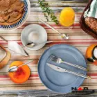 کیفیت سرویس 116 پارچه ناب استیل مدل پالرمو دورطلایی جعبه کادویی