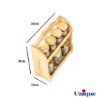 ست پاسماوری چوبی یونیک دو طبقه UN-6135