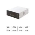 سرویس چینی زرین وینچی طرح ریوا طلایی 6 نفره