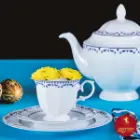 سرویس چینی زرین سرمه ای فرانسیس