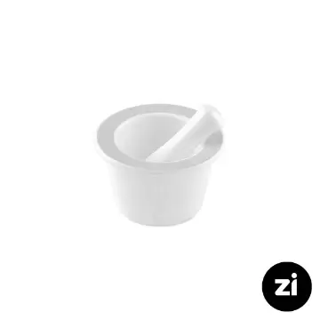 هاون چینی زرین Zi رنگ پاستل طوسی