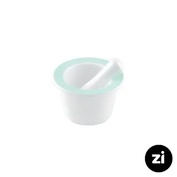 هاون چینی زرین Zi رنگ پاستل سبز