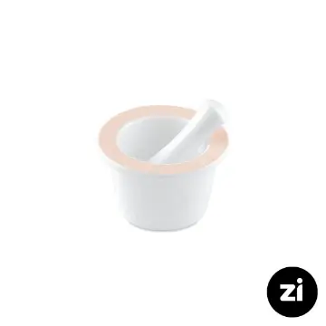 هاون چینی زرین Zi رنگ پاستل گلبهی