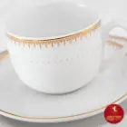 چینی زرین سرویس 6 نفره غذاخوری ایتالیا اف طرح سپیدار