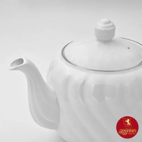 قوری آلمانی چینی زرین طرح سمن